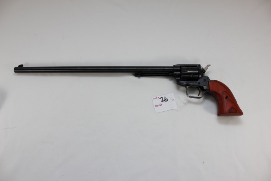 Heritage Rough Rider .22LR Single Action Revolver w/16" BBL, Wood Grips and Original Box; SN 1BH4148