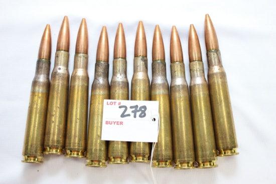50 Cal. BMG 660 Gr. FMJ Cartridges; 10 Rds.