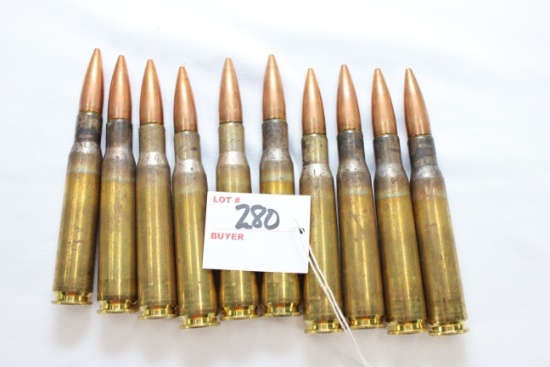 50 Cal. BMG 660 Gr. FMJ Cartridges; 10 Rds.