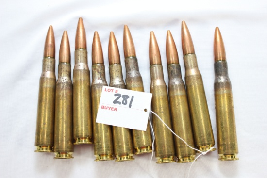 50 Cal. BMG 660 Gr. FMJ Cartridges; 10 Rds.