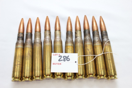50 Cal. BMG 660 Gr. FMJ Cartridges; 10 Rds.