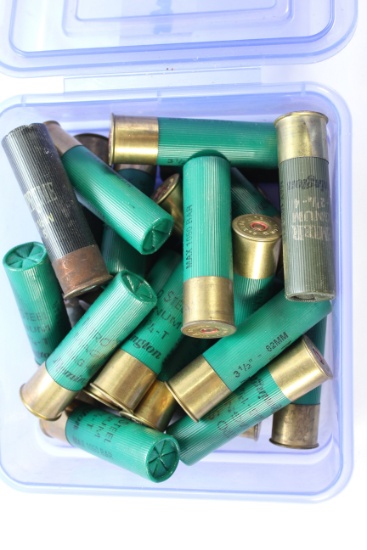 10 Ga. 3-1/2" Shotgun Shells; Numerous Mfg. including Winchester, Remington, and Federal; 30 Rds.