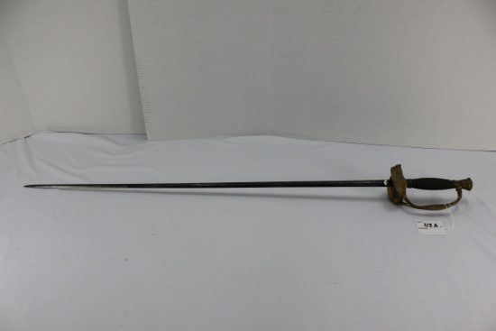 U.S. M1860 Civil War Era Staff and Field Officer's Sword with Etched Blade