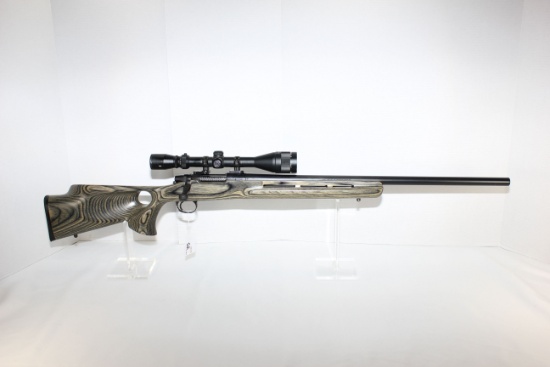 Remington XR-100 .223 Cal. Rifle; Jeweled Bolt, Laminated Thumbhole Stock, Free-Floating Heavy BBL,