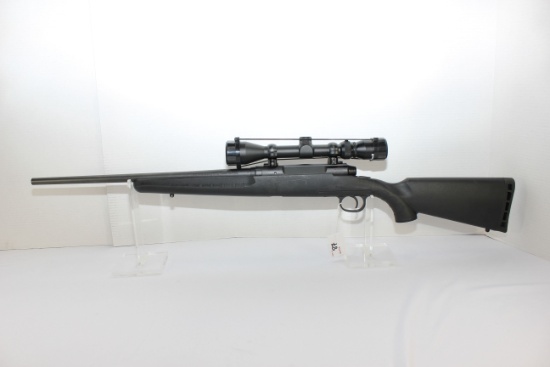 Savage Axis .243 Cal. Bolt Action Rifle w/Syn. Stock and Bushnell 3x9x40 Scope; SN H436747; Like New