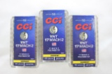 CCI VNT 17 Mach 2 17 Gr. Polymer Tip; 3 Boxes, 50 Rds./Box