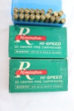 6mm Rem. Reloads in Vintage Remington Boxes and Plastic Box; 50 Rds.
