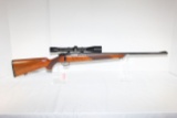 Sako Model L46 Riihimaki .222 Cal. Rifle; Detachable Magazine, Checkered Stock, Lyman Permacenter Al