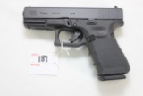 Glock 19 Gen 4 9mm Cal. Pistol w/Hard Case, 2-15 Rd. Magazines, Original Box and Owner's Manual; SN