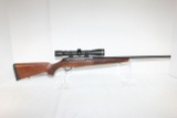 Tikka Model T-3 .22-250 Cal. Bolt Action Rifle w/Checkered Walnut Stock, Detachable Magazine, Leupol