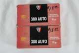 Fiocchi .380 Auto 95 Gr. FMJ; 2 Boxes, 50 Rds./Box