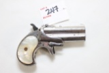 Remington Arms U.M.C. Co. .38 Cal. Derringer w/Pearl Grips; SN N/A