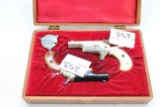 Pair of Colt .22 Short Side Break Single Shot Derringers in Factory Presentation Box; One w/Pearl Gr