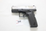 Springfield XDM Bi-Tone S.S. Slide 9mm Semi-Auto Pistol w/3.8