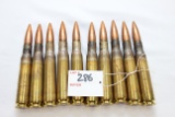 50 Cal. BMG 660 Gr. FMJ Cartridges; 10 Rds.