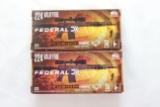 Federal Fusion .224 Valkyrie 90 Gr. Bonded Soft Point; 2 Boxes, 20 Rds./Box