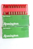 Remington .22-250 Rem. 55 Gr. PTD Soft Point 5 Live Rds. Plus 14 Pieces Brass And Remington .22-250