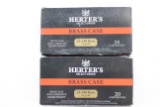 Herter's .22-250 Rem. 55 Gr. Soft Point Cartridges; 25 Live Rounds and 15 Rds. Once-Fired Brass