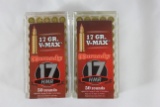 Hornady 17 HMR 17 Gr. V-Max; 2 Boxes, 50 Rds./Box