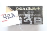 Sellier & Bellot 9mm Luger 124 Gr. FMJ Cartridges; 2 Boxes, 50 Rds./Box