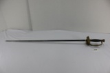 U.S. M1860 Civil War Era Staff and Field Officer's Sword with Etched Blade
