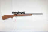 Savage Model 93R17 17 HMR Cal. Bolt Action Rifle w/Heavy BBL, Checkered Stock, and Tasco 3x9x40 Scop