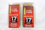 Hornady 17 HMR 17 Gr. V-Max; 2 Boxes, 50 Rds./Box