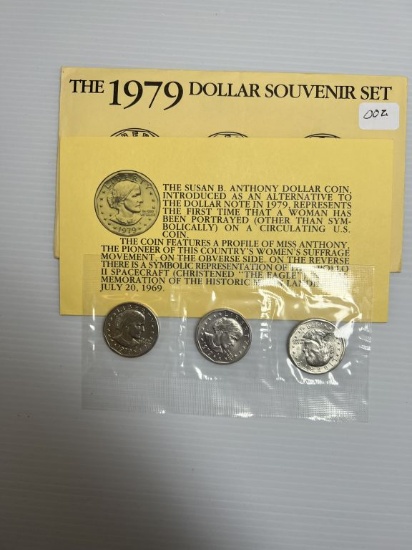 1979 Susan B. Anthony Souvenir Set of Dollars