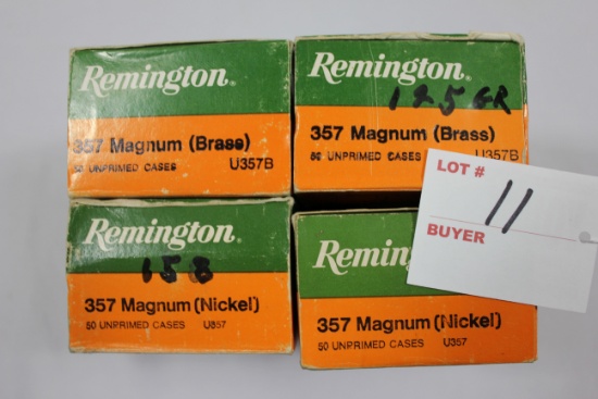 Remington .357 Mag. Reloads; 182 Rds.