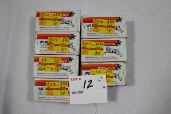 Winchester 22 Wildcat .22 LR High Velocity; 7 Boxes; 50 Rds./Box