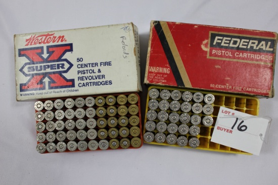 .257 Mag. Reloads; Some in Vintage Boxes; 165 Rds.