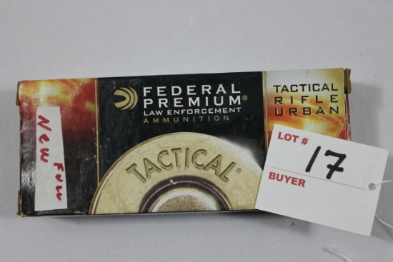Federal Premium Law Enforcement Ammunition .223 Cal. 55 Gr. Centerfire Cartridges; 20 Rds.