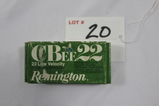 Remington CB22 .22 Cal. Low Velocity Cartridges; 50 Rds.