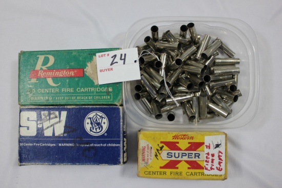.357 Mag. Brass; Some in Vintage Boxes; 221 Pieces Brass