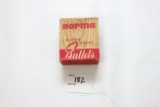 Vintage Norma 8mm Match Grade Bullets; 100 Rds.
