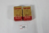 2 - Vintage Norma 8mm Bullets; 2 Boxes; 100 Rds./Box