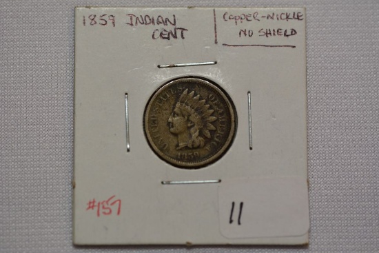 U.S. Indian Head Cent; 1859; Fine