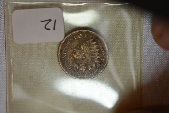 U.S. Indian Head Cent; 1859; Fine/VF