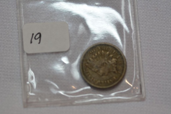 U.S. Indian Head Cent; 1862; F