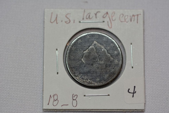 U.S. Large Cent 18_8; Worn Date
