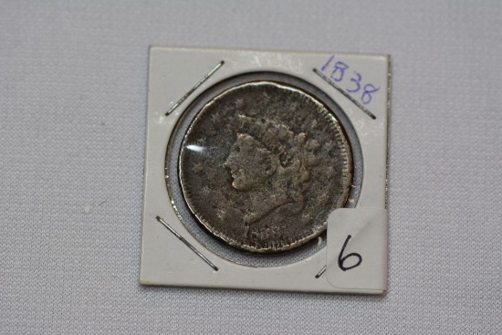U.S. Large Cent; 1838; G