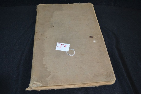 Vintage Registry Scrap Book of Area Nodaway County Mo. Receipts and License Dating Late 1800's to mi