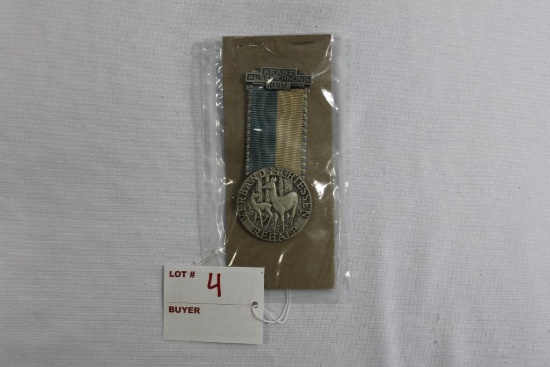 Vintage Swiss Marksmanship Medal w/Ribbon - 1949 – Kranzauszeichnung