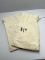 Two Blank Canvas Money Bags Small Size - Unmarked