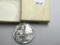 1972 The National Park Centennial for Old Faithful White Metal High Relief By Medallic Art Co., NY