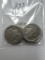6-1934P & D Buffalo Nickels - Average Circulated Condition