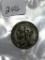 1943P Silver Jefferson Nickel 40% Silver - VF/XF Counterstamped w/Cross Both Obv. and Rev.