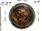 1856 Braided Hair Large Cent - VF Details Harshly Cleaned