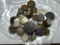 Group of World Coins, Several are silver about 60 Coins all one Money No Canadian or Mexican