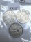 1929,1932 and1946 Canadian Nickels - Average Circulated Condition